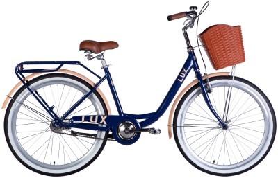 Велосипед ST 26&quot; Dorozhnik LUX Velosteel рама-17&quot; синій 2025