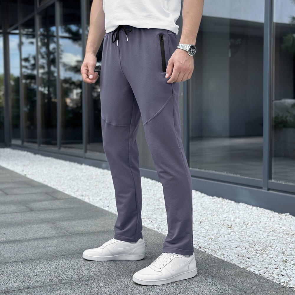 Чоловічі спортивні штани темно-сірі Pobedov Everyday