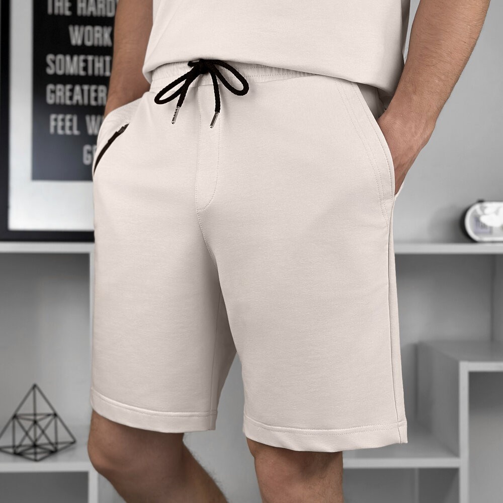 Кремові шорти для чоловіків весна/літо Pobedov Griz