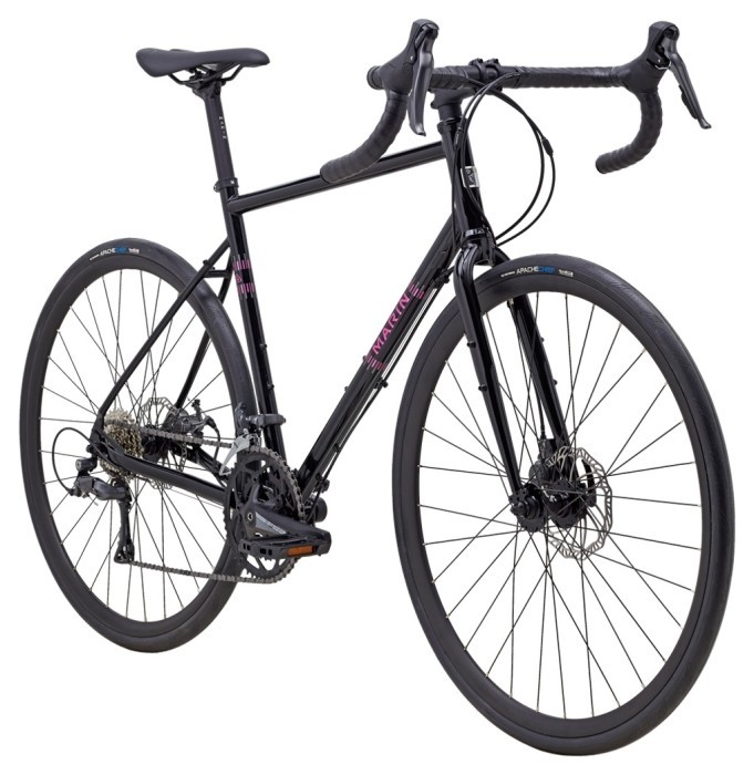 Велосипед 28" Marin NICASIO 2024 Gloss Black/Pink