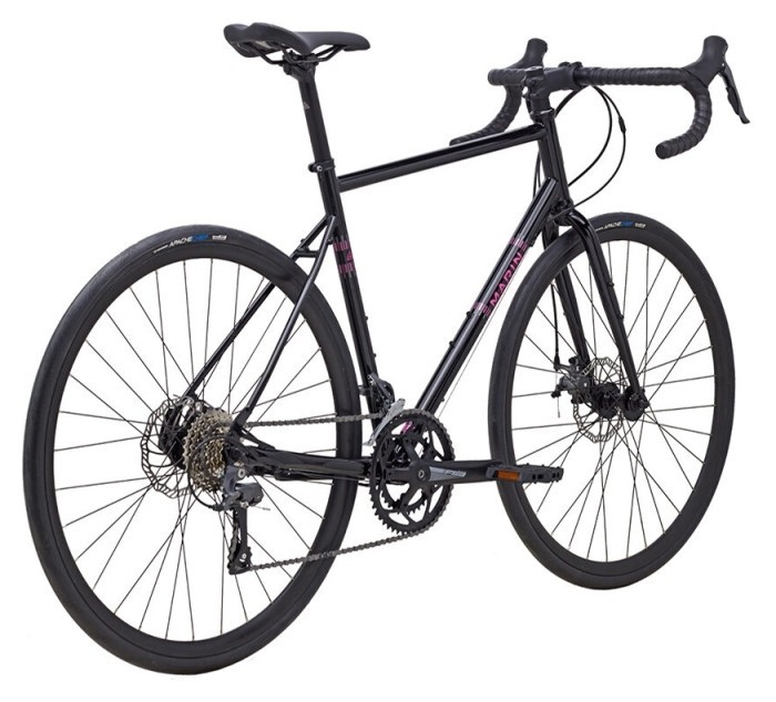 Велосипед 28" Marin NICASIO 2024 Gloss Black/Pink