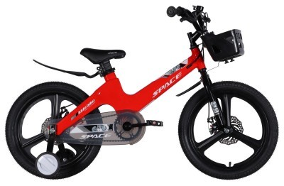 Велосипед MG 18" SPACE KID MOON DD рама-10,6" червоний 2026
