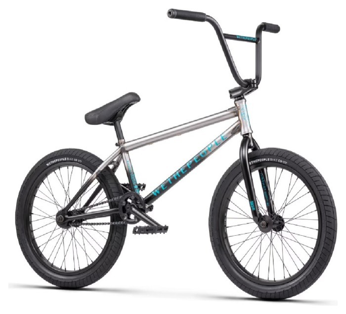 Велосипед WeThePeople JUSTICE Complete Bike matt black/raw fade TT20.75" Cassette (чорно-сірий)