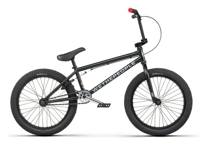 Велосипед WeThePeople BMX CRS 20" 20.25" Matt Black (1001070121)