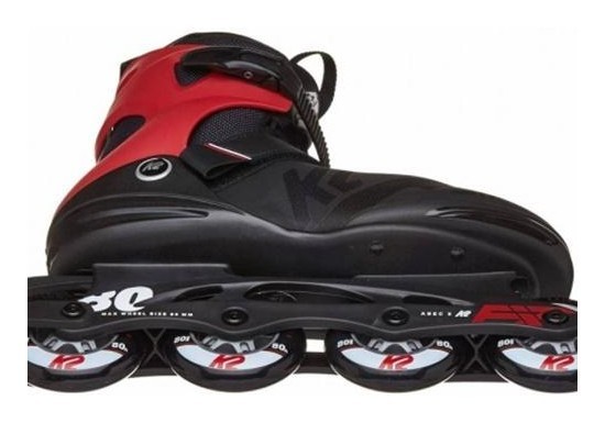 Роликові коньки для дорослих K2 F.I.T. 80 PRO M 41.5 (8.5US) 265мм Black/red (30C0716.1.1) O