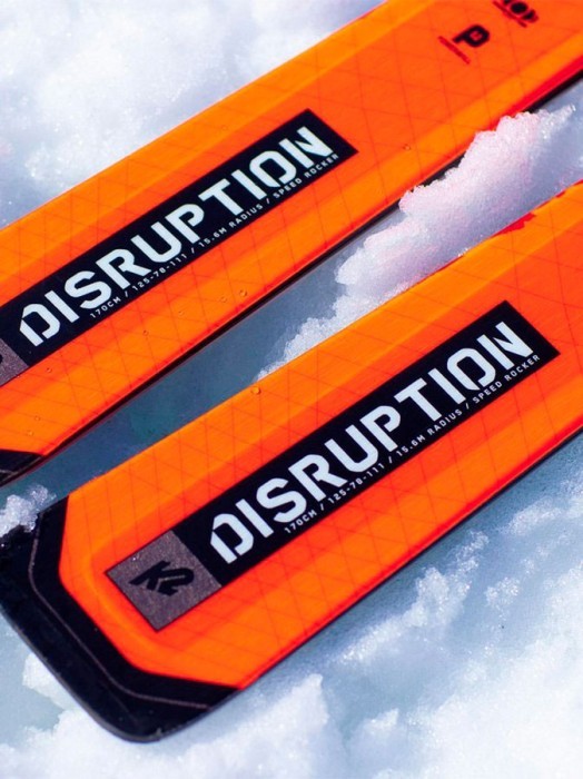 Лижі гірські комплект K2 DISRUPTION 78C+M3 11 COMPACT QKCLK 163см Orange/black (10E0007.242.1+10E1012.142.2)