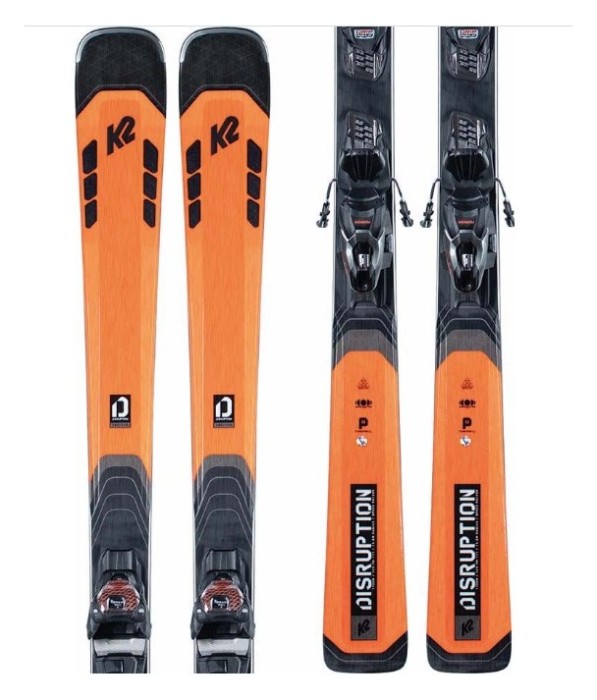 Лижі гірські комплект K2 DISRUPTION 78C+M3 11 COMPACT QKCLK 163см Orange/black (10E0007.242.1+10E1012.142.2)