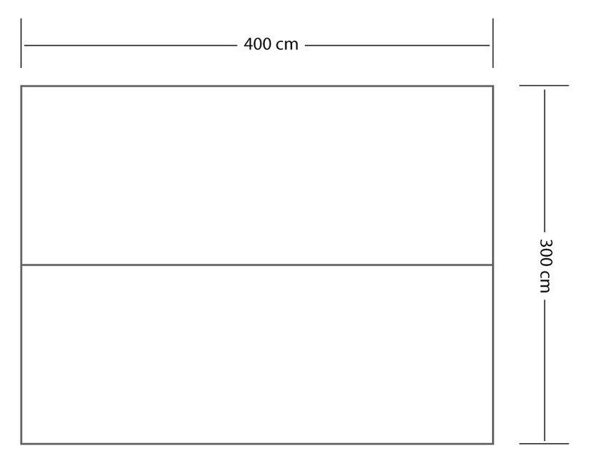 Тент туристичний Eurotrail TARP 4 (4x3м) 1400 forrest green (ETTE0638)