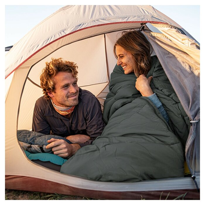 Спальний мішок Naturehike F150 NH22MSD05, лівий, графіт