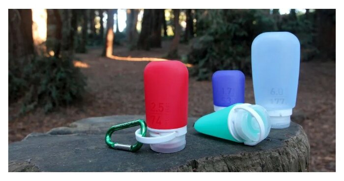 Силіконова пляшечка Humangear GoToob + Medium