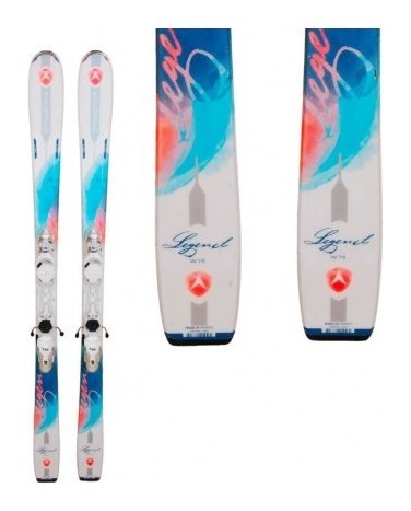Лижі гірські (комплект) Dynastar LEGEND W75+XPRESS W 10 149см White/light blue/pink (DAHS201+FCHD031)