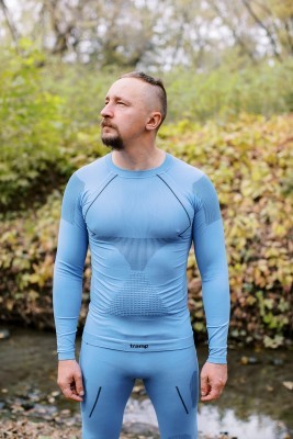 Термобілизна чоловіча Tramp Active комплект (футболка+штани) UTRUM-021-blue, 2XL