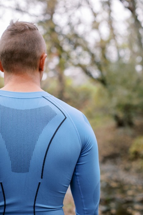 Термобілизна чоловіча Tramp Active комплект (футболка+штани) UTRUM-021-blue, 2XL