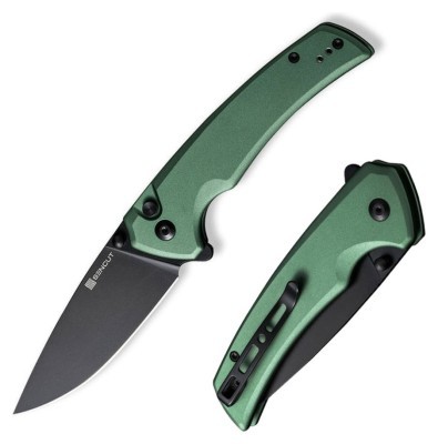 Ніж складаний туристичний Sencut Serene, (8.8 см) D2 / Aluminum зелений