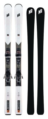 Лижі гірські комплект K2 ANTHEM 76X W+ER3 10 COMPACT QKCLK 142см White/black (10E0406.243.1+10E1011.143.1)
