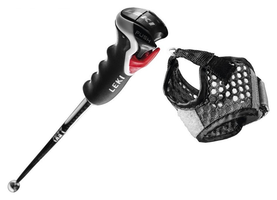 Палиці для гірських лыж Leki CARBON HX 3D 120см Black/white/dark anthracite (65068011-WRH)