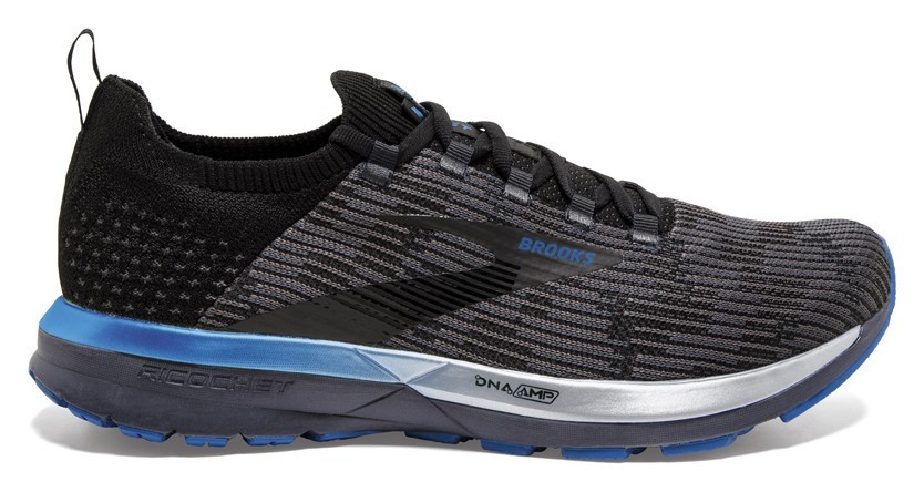 Кросівки чоловічі Brooks RICOCHET 2 M 42 (8.5US) Black/grey/blue (1103151D053)