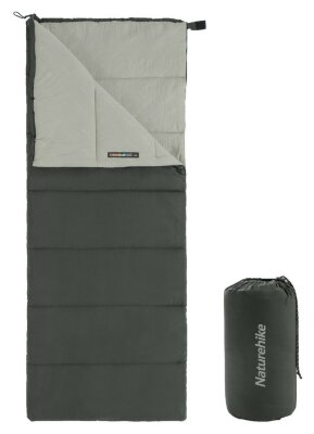 Спальний мішок Naturehike F150 NH22MSD05, правий, графіт