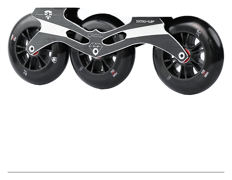 Триколісний сет для роликів Flying Eagle Crow 110 mm чорний