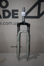 Вилка 27.5" ST 1-1/8" AM disc шток-180мм хаки (повреждение ЛКП) (хаки (м))