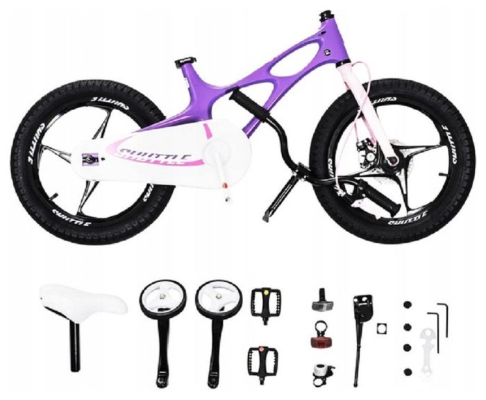 Велосипед RoyalBaby SPACE SHUTTLE 14", OFFICIAL UA, фіолетовий