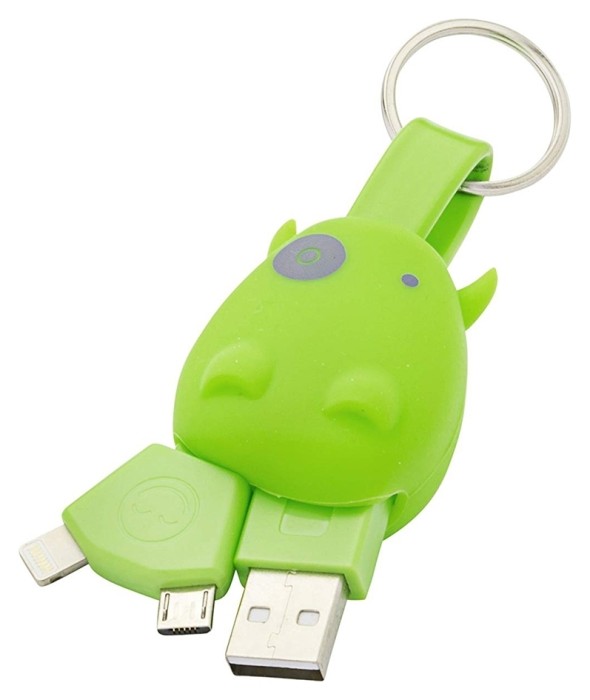 Munkees 3700 брелок-зарядка Smart Charger green