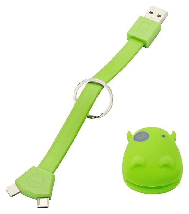 Munkees 3700 брелок-зарядка Smart Charger green