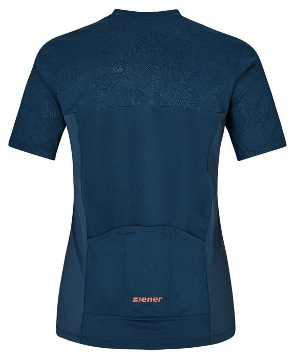 Футболка Ziener Nelody для жінок hale navy-signal peach