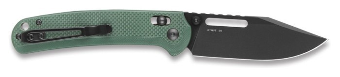 Нiж складаний Ganzo G768PT-GB синьо-зелений, чорний клинок