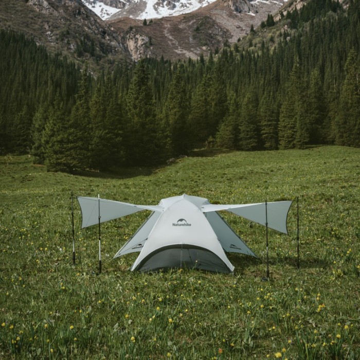 Намет двомісний ультралегкий Naturehike Star River UL CNK2450WS022, сірий