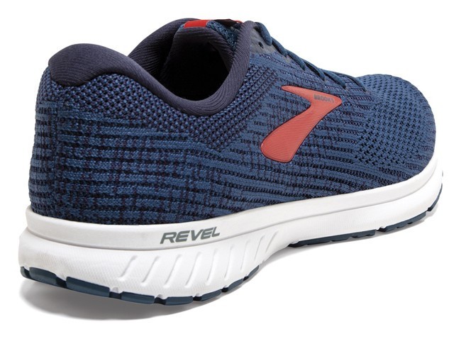 Кросівки чоловічі Brooks REVEL 3 M 41 (8.0US) Poseidon/navy/red (1103141D479)