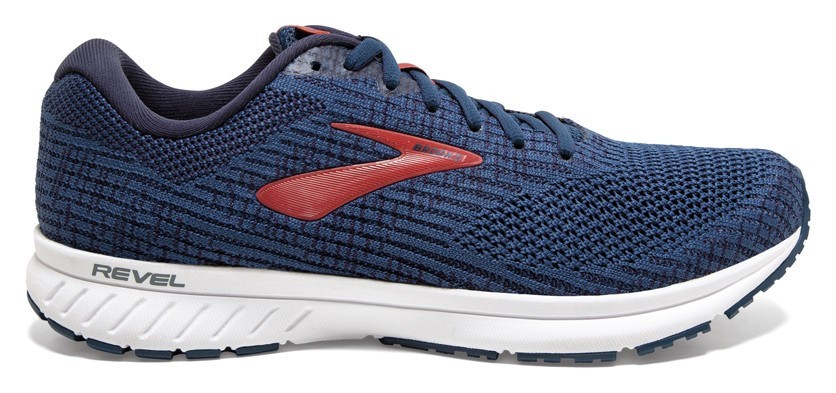 Кросівки чоловічі Brooks REVEL 3 M 41 (8.0US) Poseidon/navy/red (1103141D479)