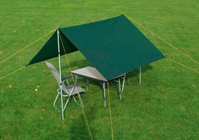 Тент туристичний Eurotrail TARP 3 (3x3м) 1400 forrest green (ETTE0636)