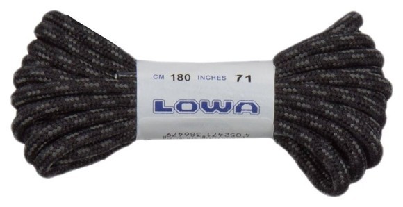 Шнурки LOWA Trekking 180 cm black-grey dotted