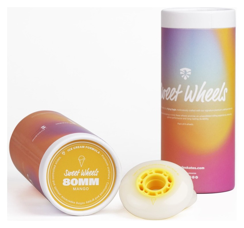 Колеса для роликів Flying Eagle Ice Cream 85A 4 шт сині