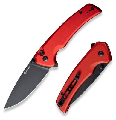 Ніж складаний туристичний Sencut Serene, (8.8 см) D2 / Aluminum червоний