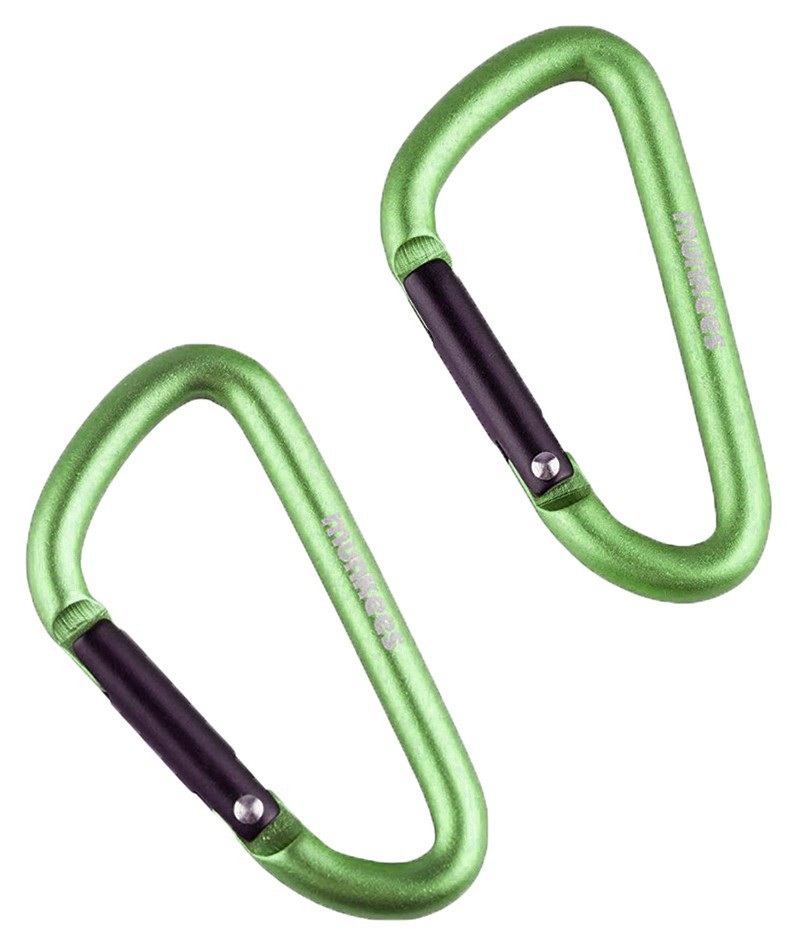 Munkees 3205 карабін D 5 мм x 50 мм (пара) grass green