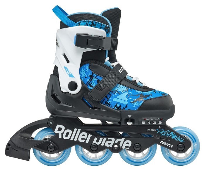 Ролики Rollerblade Microblade SL black-sky blue