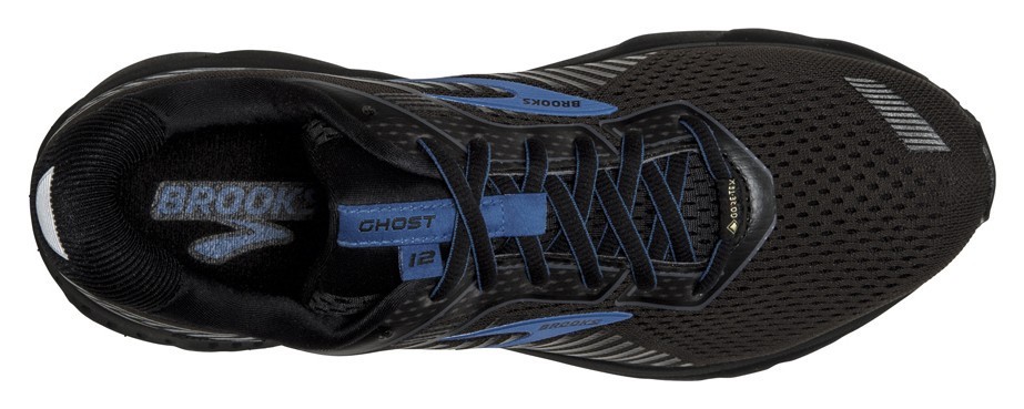 Кросівки чоловічі Brooks GHOST 12 GTX M 41 (8.0US) Black/ebony/blue (1103111D064)