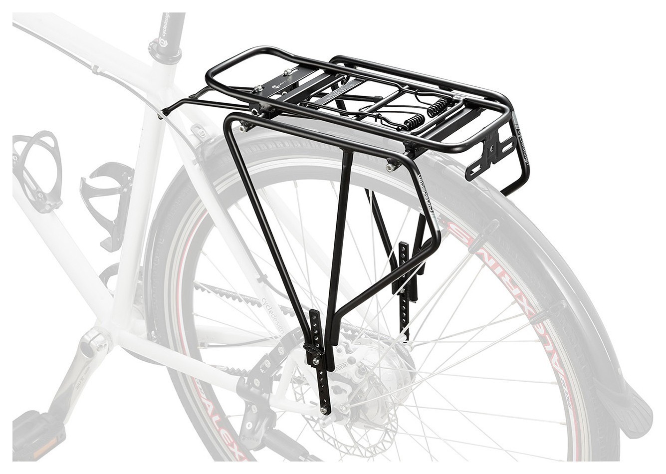 Багажник для велосипеда Cycledesign WIDE CARRY Black (CR0009)