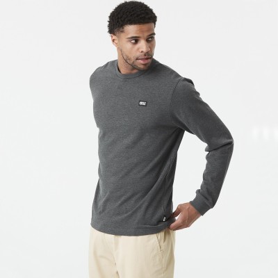 Picture Organic реглан Sican LS dark grey melange L