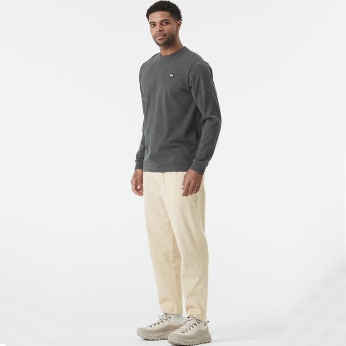 Picture Organic реглан Sican LS dark grey melange L