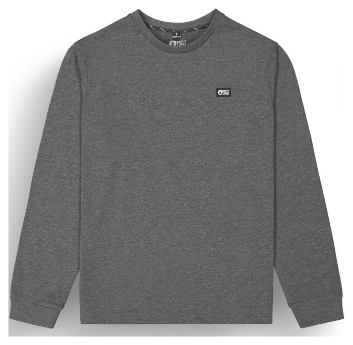 Picture Organic реглан Sican LS dark grey melange L