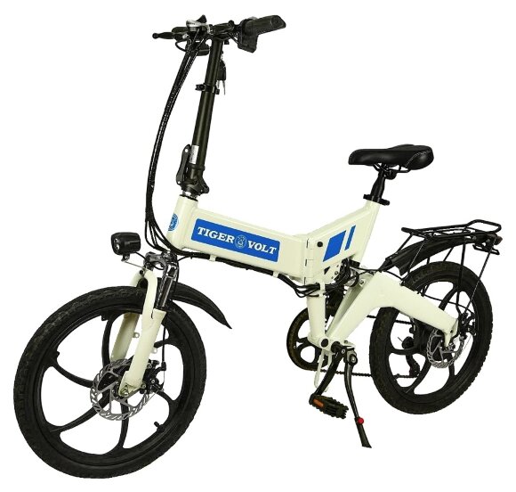 Електровелосипед ZM Tiger Volt 20 20", білий