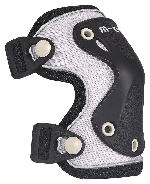 Захисний комплект налокітники та наколінники MICRO - ЧОРНИЙ (лік. 17-21 cm, кол. 25-31 cm, M)