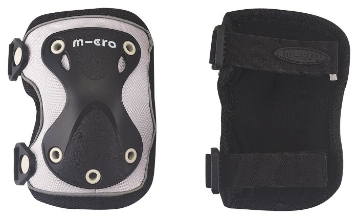 Захисний комплект налокітники та наколінники MICRO - ЧОРНИЙ (лік. 17-21 cm, кол. 25-31 cm, M)