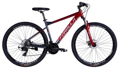 Велосипед AL 29" Formula F-1 DD CS рама-19" червоно-сірий 2026