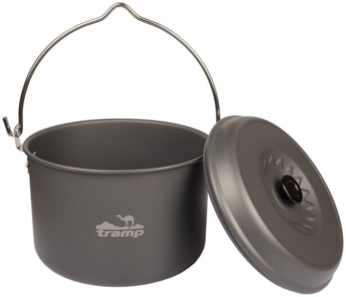 Казан Tramp анодований з кришкою 5л UTRC-040