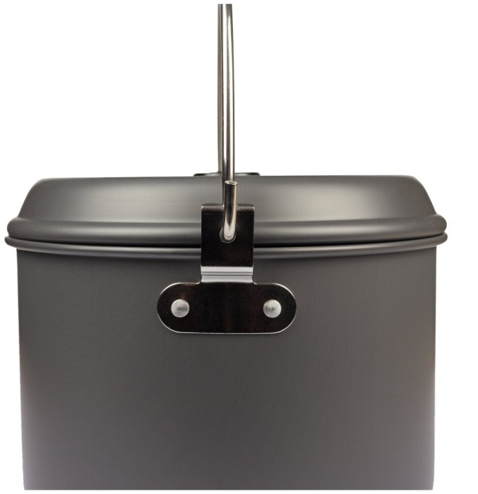 Казан Tramp анодований з кришкою 5л UTRC-040