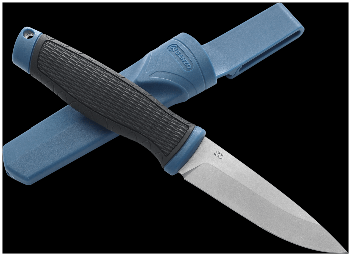Ніж Ganzo G806-BL блакитний з ножнами